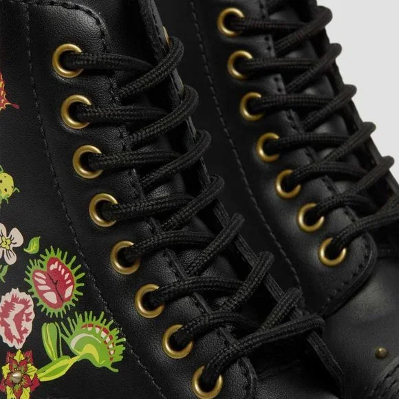 Dr. Martens |  Sinclair Floral Bloom Leather Platform Boots - Picture 8 of 14
